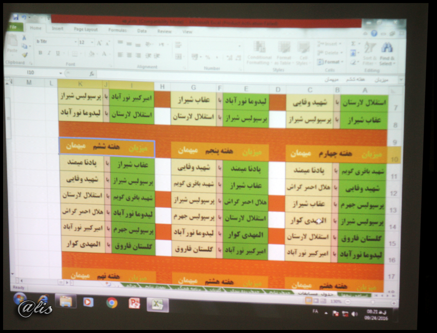 قرعه کشی لیگ برتر فوتبال  استان فارس انجام شد